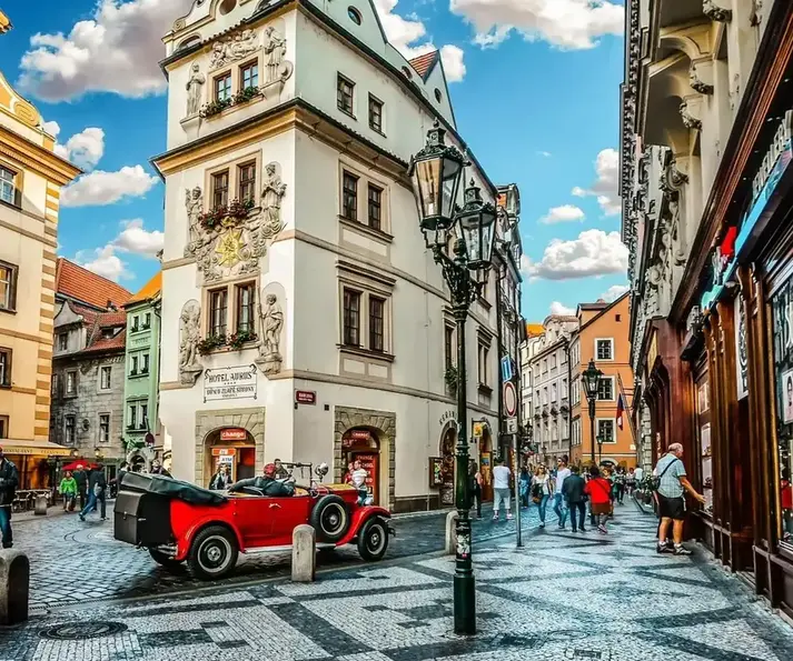 Pohodová cesta podél historického českého města